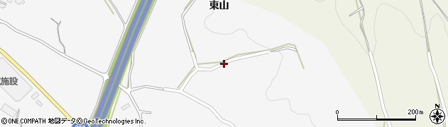 青森県平川市新館（東山）周辺の地図