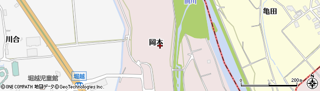青森県弘前市川合（岡本）周辺の地図