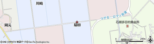 青森県平川市小杉（扇田）周辺の地図