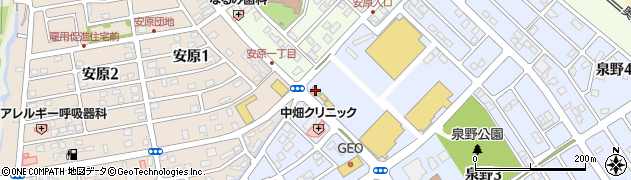 かつさと弘前安原店周辺の地図