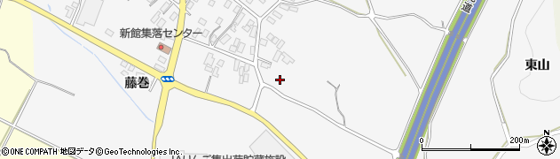青森県平川市新館柏崎10周辺の地図