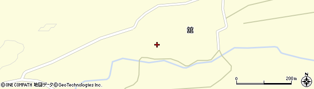青森県十和田市沢田（舘山）周辺の地図