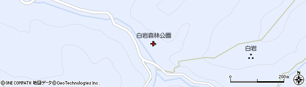 平川市役所　白岩森林公園管理事務所周辺の地図