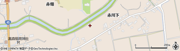 青森県八戸市市川町赤川下4周辺の地図