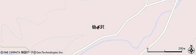 青森県十和田市奥瀬（仙ノ沢）周辺の地図
