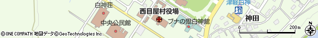 青森県中津軽郡西目屋村周辺の地図