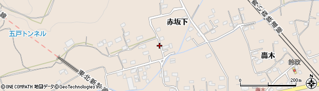 青森県八戸市市川町赤坂下周辺の地図