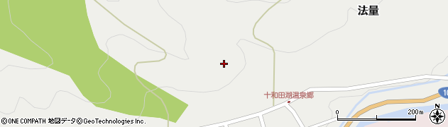 青森県十和田市法量焼山周辺の地図