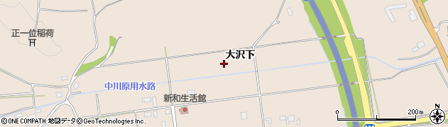 青森県八戸市市川町大沢下周辺の地図