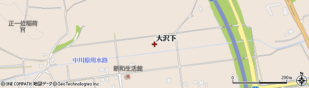 青森県八戸市市川町（大沢下）周辺の地図