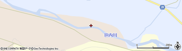 笹内川周辺の地図