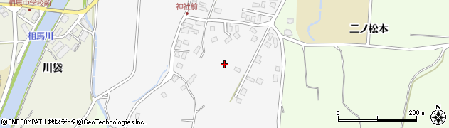 青森県弘前市五所（野沢）周辺の地図