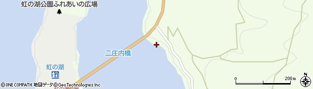 青森県黒石市二庄内（二庄内村上）周辺の地図