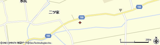 青森県十和田市沢田寺ノ上14周辺の地図