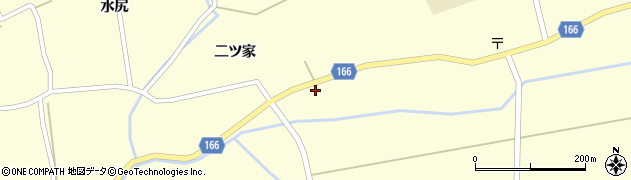 青森県十和田市沢田寺ノ上15周辺の地図