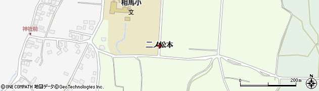 青森県弘前市黒滝（二ノ松本）周辺の地図