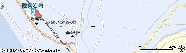 青森県深浦町（西津軽郡）岩崎（泥ノ沢）周辺の地図