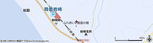 深浦町役場　岩崎上地区コミュニティセンター周辺の地図