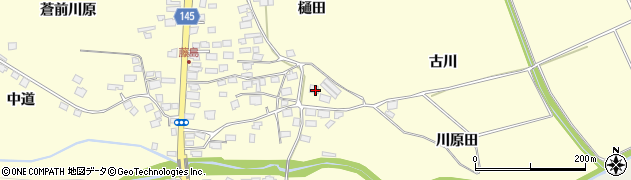 青森県十和田市藤島川原田57周辺の地図