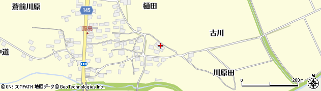 青森県十和田市藤島川原田56周辺の地図