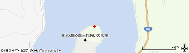 青森県黒石市二庄内（野神平）周辺の地図