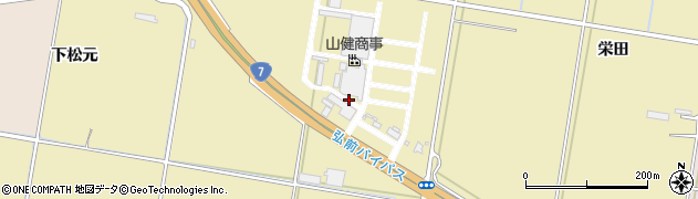 青森県弘前市門外村井周辺の地図