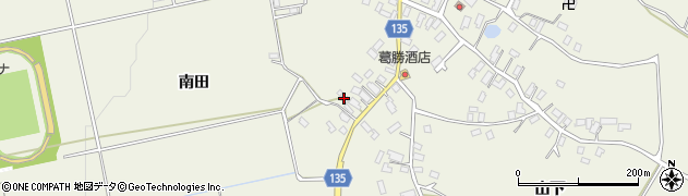 青森県平川市町居南田53周辺の地図