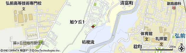 旭ヶ丘第三幼児公園周辺の地図