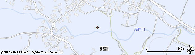 浅井川周辺の地図
