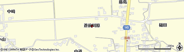 青森県十和田市藤島（蒼前川原）周辺の地図