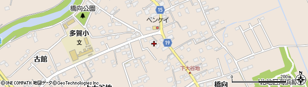 青森県八戸市市川町上大谷地54周辺の地図