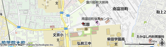 青森県弘前市南富田町2周辺の地図