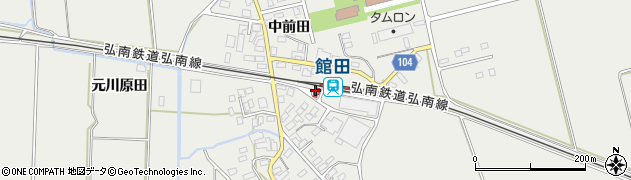 館田駅周辺の地図