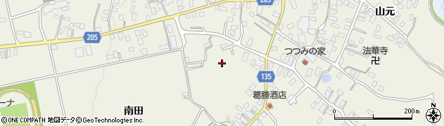 青森県平川市町居周辺の地図