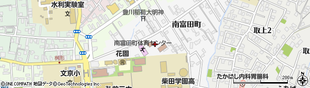 青森県弘前市南富田町5周辺の地図