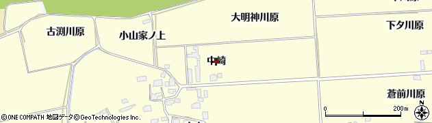 青森県十和田市藤島（中崎）周辺の地図