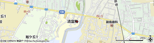 青森県弘前市清富町1周辺の地図