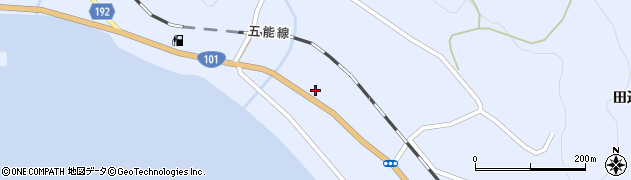 松竹美容院周辺の地図