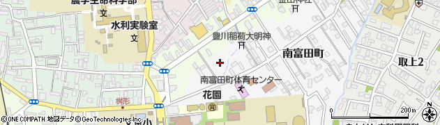 青森県弘前市南富田町3周辺の地図