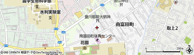 青森県弘前市南富田町4周辺の地図