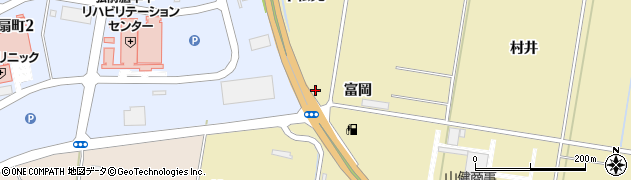 青森県弘前市門外下松元195周辺の地図