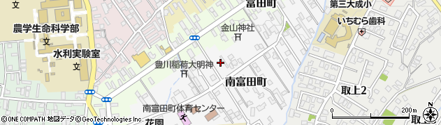 青森県弘前市南富田町8周辺の地図