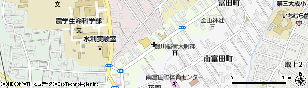 青森県弘前市富田町157周辺の地図