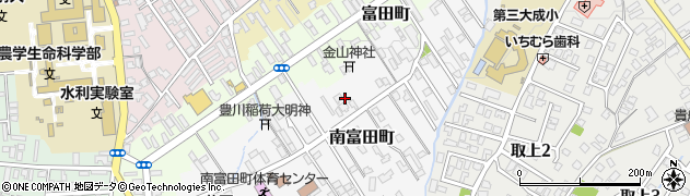 青森県弘前市南富田町10周辺の地図