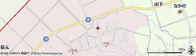 青森県弘前市中畑和泉74周辺の地図