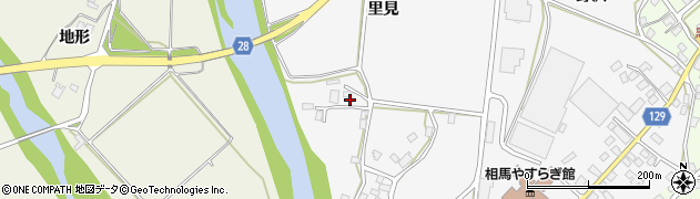 青森県弘前市五所（里見）周辺の地図