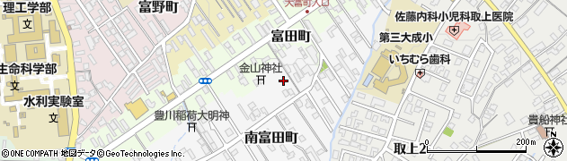 青森県弘前市南富田町14周辺の地図