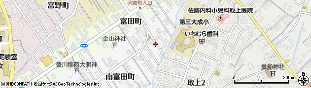 青森県弘前市南富田町23周辺の地図