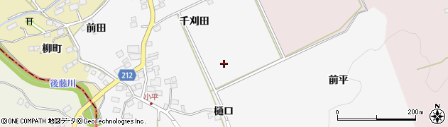 青森県六戸町（上北郡）小平周辺の地図