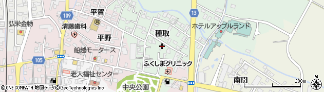 青森県平川市小和森種取7周辺の地図